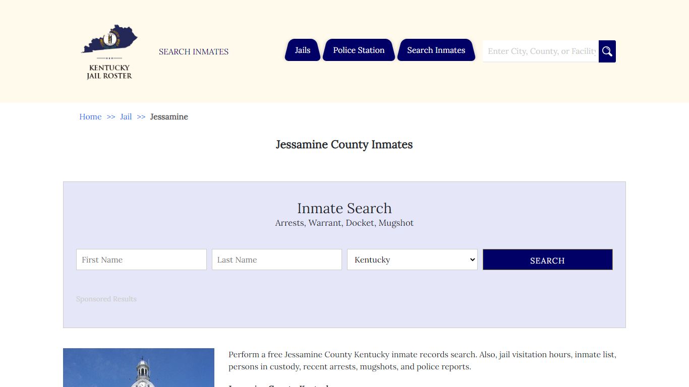 Jessamine County Inmates | Jail Roster Search