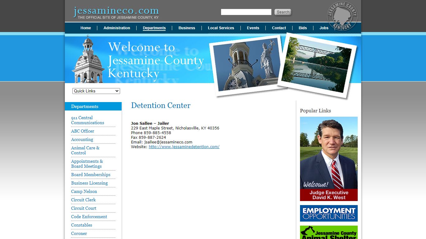 Jessamine County KentuckyDetention Center | Jessamine County Kentucky
